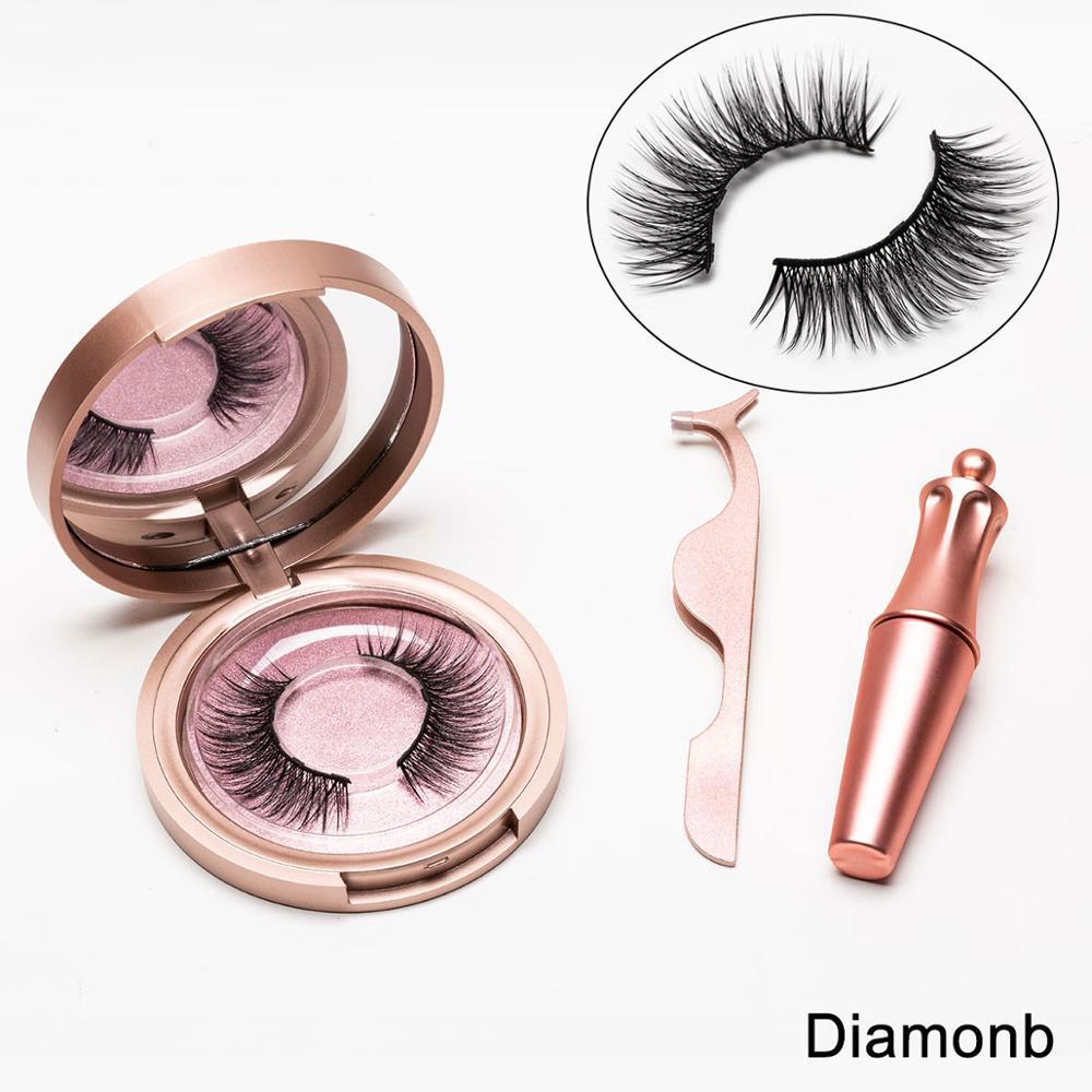 Natural Eyelashes & Tweezer Set
