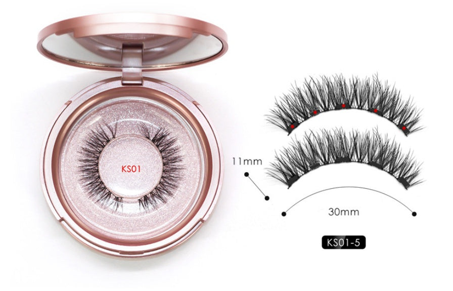Natural Eyelashes & Tweezer Set