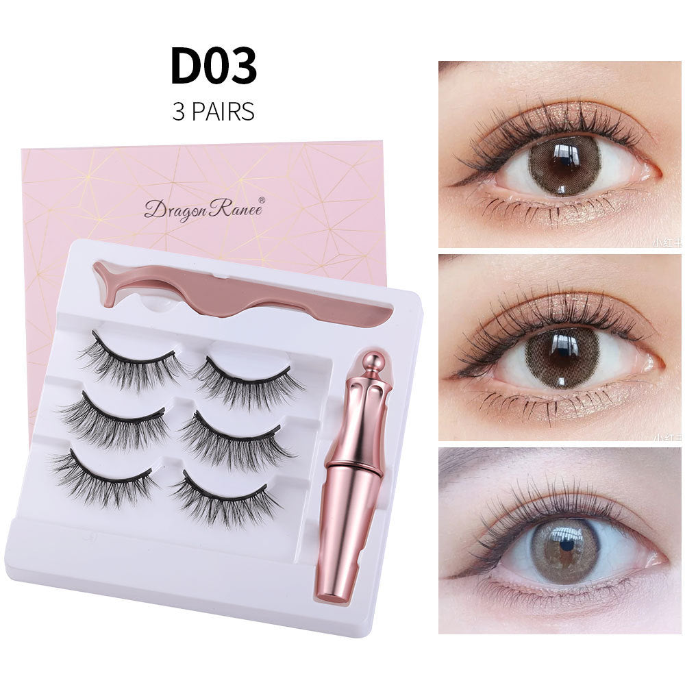 Natural Eyelashes & Tweezer Set