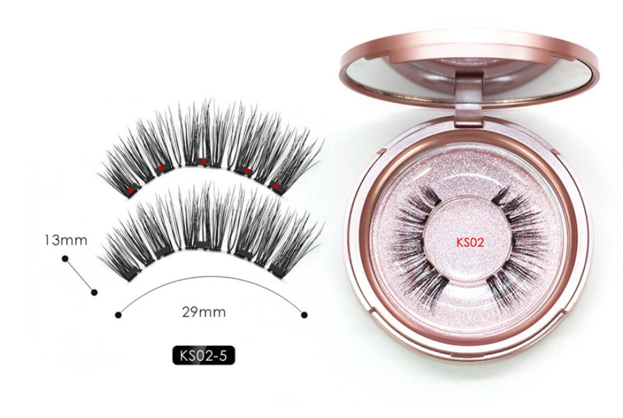 Natural Eyelashes & Tweezer Set