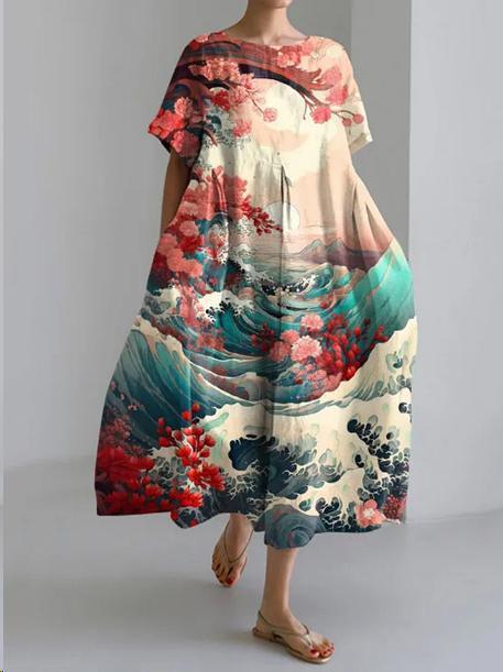 Leichtes Sommerkleid (Bis 5XL)