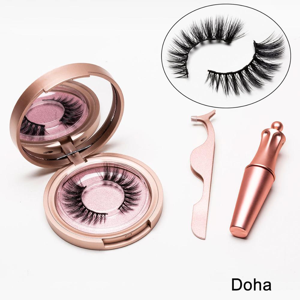 Natural Eyelashes & Tweezer Set