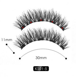 Natural Eyelashes & Tweezer Set