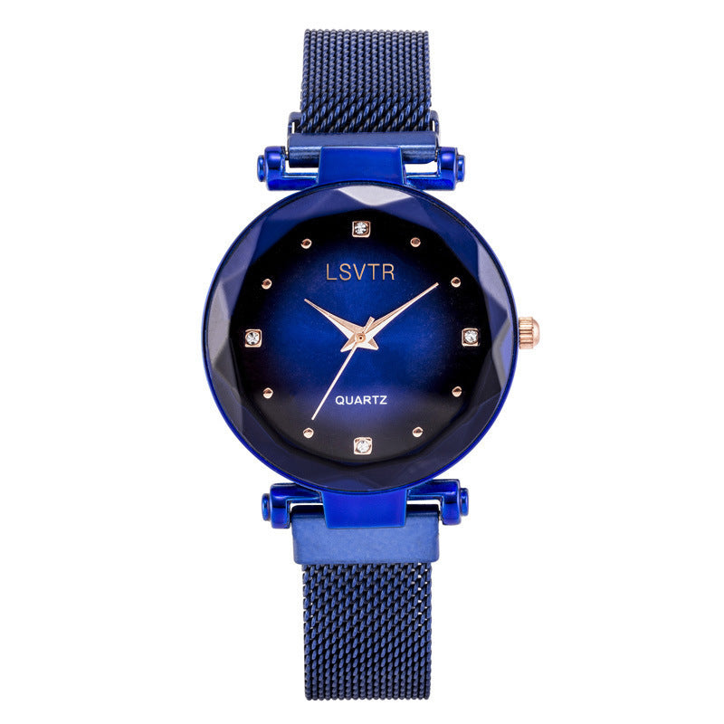 Women Kristall Armbanduhr