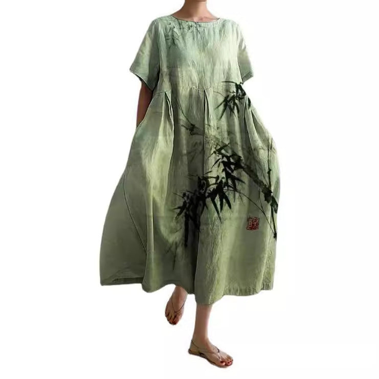 Leichtes Sommerkleid (Bis 5XL)
