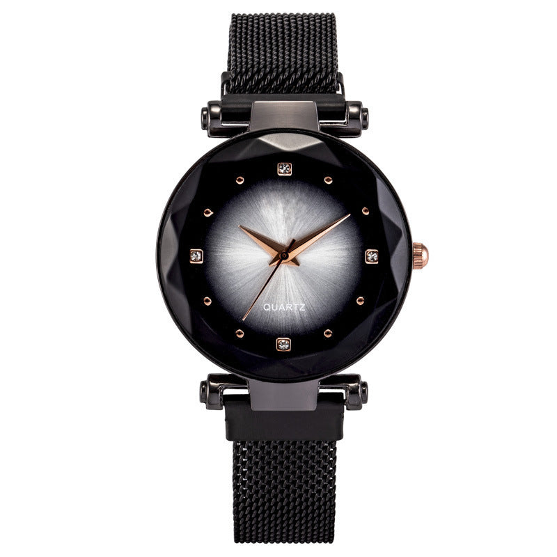 Women Kristall Armbanduhr