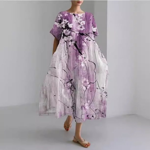 Leichtes Sommerkleid (Bis 5XL)
