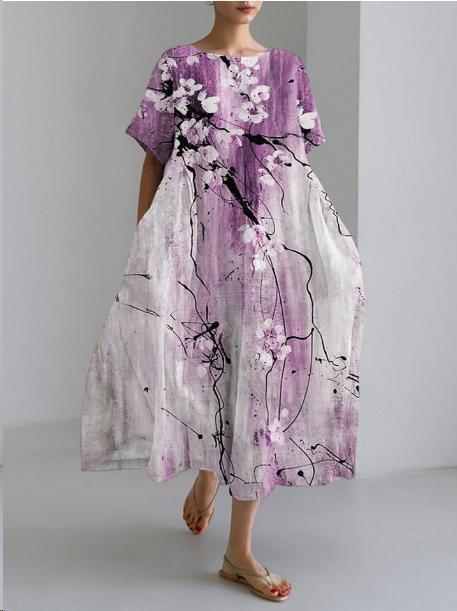Leichtes Sommerkleid (Bis 5XL)